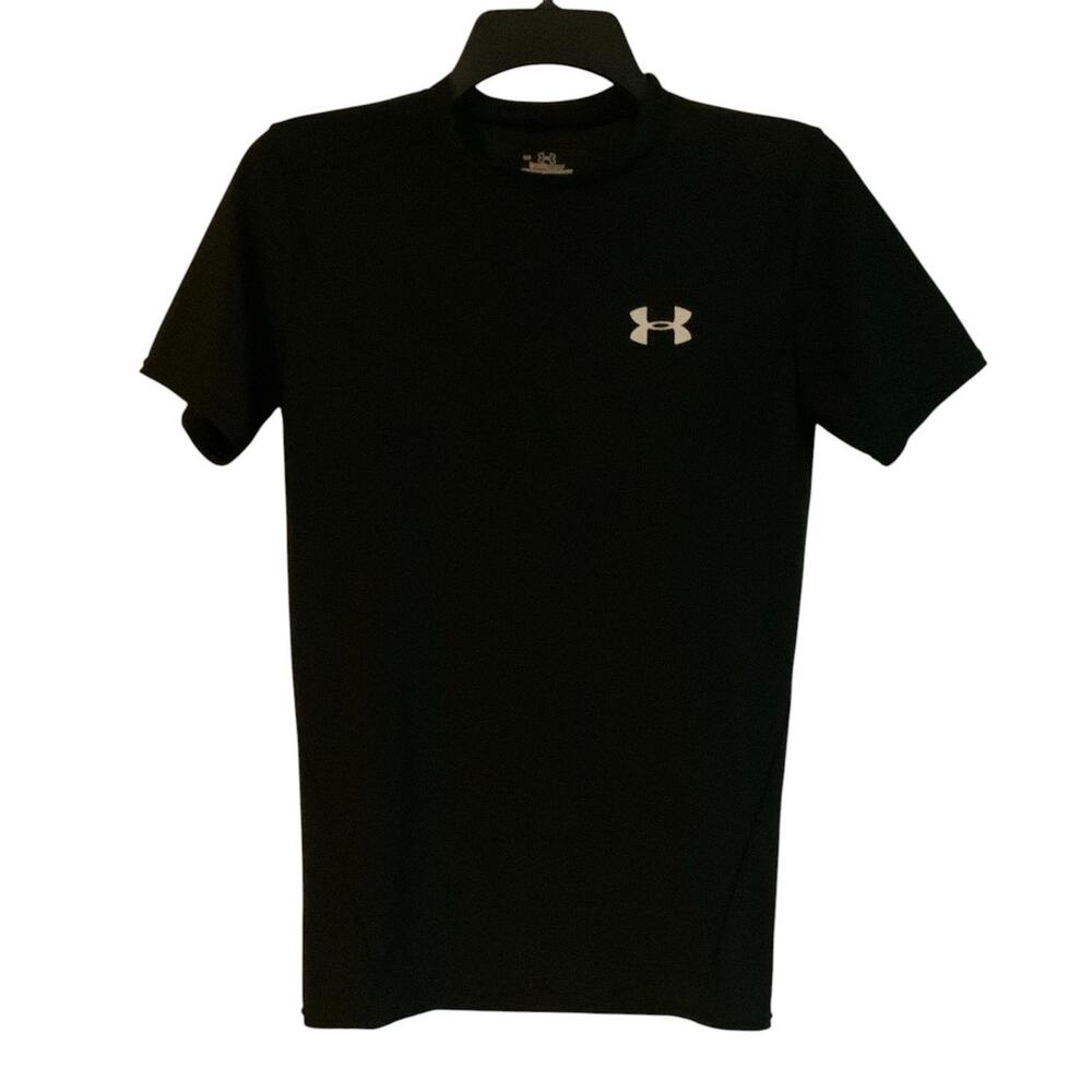 Under Armour Heat Gear Base Layer Top Short Sleeve Black Mens Large